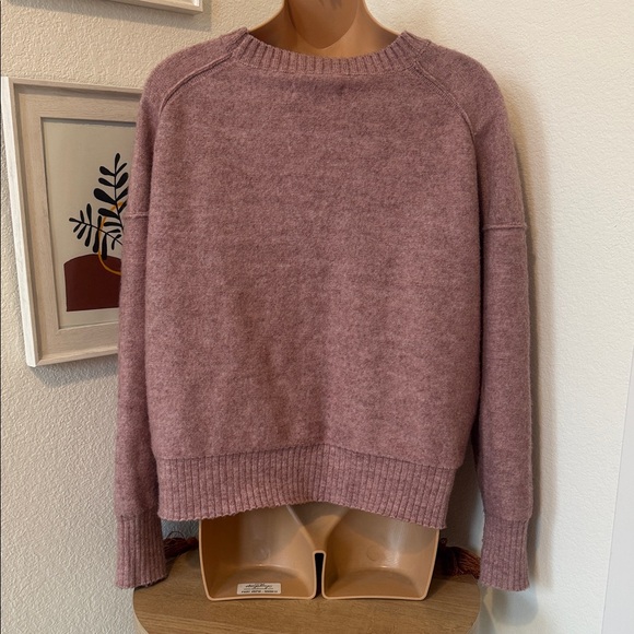 Lucky Brand Dusty Rose Crew Neck Sweater - Picture 3 of 3